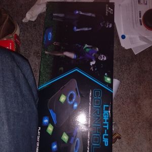 Light up bean bag cornhole